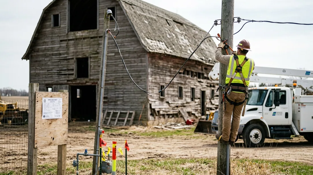 Demolition permit pulled and any electrical, water or gas service to the building properly — Springfield, MO